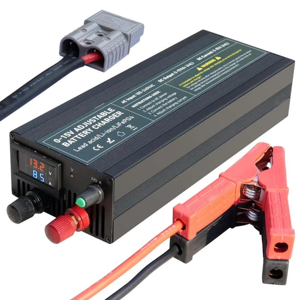 Capacidad del cargador de batería de coche. Hierro de litio Li 85A 14.6V LiFePO4