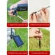 thumbnail image 4 of Adornos navideños, regalos navideños, lámpara de pie con 12 luces LED solares con enchufe de tierra, diseño de libélulas, ideal para patio, exteriores, fiestas y festividades., 4 of 7