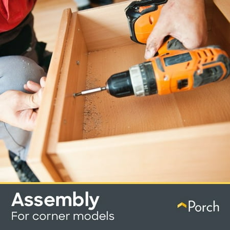 Desk Assembly Corner Or L Shaped By Porch Home Services