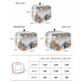 thumbnail image 2 of Thanksgiving Fall Small Toaster Cover 2 Slice, Kitchen Appliance Covers, Blue White Orange Pumpkin Leaves Toaster Oven Cover with Loop, Bread Machine Cover Polyester Dust Cover Protection, 2 of 4
