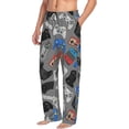 thumbnail image 6 of Logiee Video Game Print Pajama Pants for Men,Men’s Pajama Bottoms,Mens PJ Pants with Pockets & Button Fly-Medium, 6 of 6