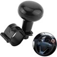 thumbnail image 1 of Steering Knob - Universal Car Steering Wheel Handle (Black), 1 of 5