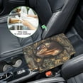 thumbnail image 5 of Renewold Horse Camo Hunting Forest Auto Center Console Cover Non-slip Soft Armrest Storage Box Mat Scratch Resistant Middle Console Cover Arm Rest Pad Car Interior Decor Accessories, 5 of 9