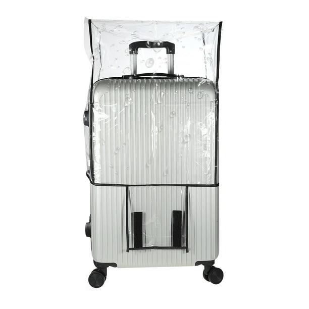 Cubiertas de equipaje Uxcell 1Pcs, cubiertas de maleta de PVC impermeable de 30 pulgadas, protectores negros