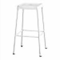 thumbnail image 3 of Pemberley Row Metal White Bar Stool Backless Eco-Friendly 29" Unassembled, 3 of 4