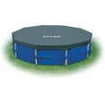 thumbnail image 4 of Intex 12-Foot Round Metal Frame Above Ground Swimming Pool Debris Cover, Blue, 4 of 6