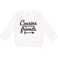 thumbnail image 2 of Inktastic Cousins Make the Best Friends with Arrow Toddler Sweatshirt, 2 of 4