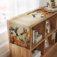 thumbnail image 6 of Table Runners 36 Inches Long Dress Scarves, Vintage Hummingbirds Farmhouse Kitchen/Dining Table Runner, Short Coffee Tablerunners, Spring Farmhouse Country Flowers 13x36 Inch, 6 of 9