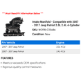 thumbnail image 2 of Intake Manifold - Compatible with 2007 - 2017 Jeep Patriot 2.0L 2.4L 4-Cylinder 2008 2009 2010 2011 2012 2013 2014 2015 2016, 2 of 2