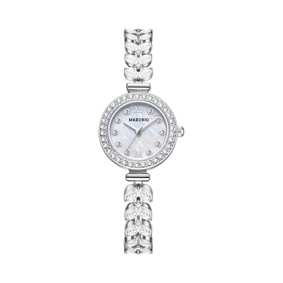 Resicozy Watches for Women with Classic Vintage Stainless Steel Band Elegant Dress Small Wrist Watch Ladies Casual Watch White