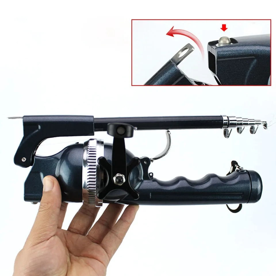 Folding Mini Travel Rod for Fish High Quality Foldable Fishing Rod With Reel Line Combo Portable Pocket Throwing Rock Telescopic