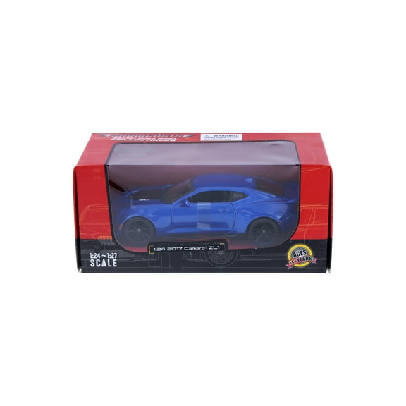 2017 Chevy Camaro ZL1 Hardtop, Blue - Showcasts 38512BU - 1/24 Scale Diecast Model Toy Car