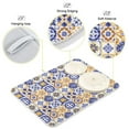thumbnail image 4 of Bohomia Pattern Dish Drying Mat Microfiber Kitchen Pad Large Counter Absorbent Dish Mats Drainer Rack 18"x24", 4 of 7