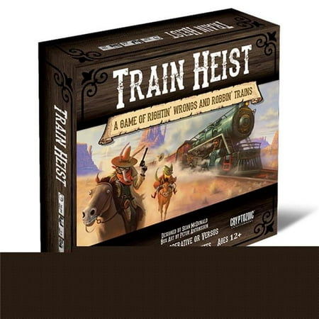 Cryptozoic Entertainment Train Heist Board Game (Best Train Board Games)