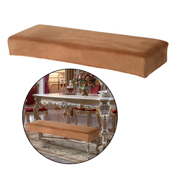 Dining Room Covers, Stretch Upholstered Slipcover, Removable Washable Protectors - Dark Gray Brown