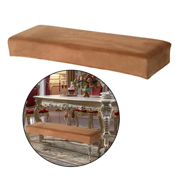 Dining Room Covers, Stretch Upholstered Slipcover, Removable Washable Protectors - Dark Gray Brown