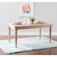 thumbnail image 2 of Linon Anthem Rectangular Dining Table, Light Natural Brown Finish, 2 of 12