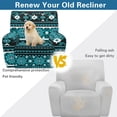 thumbnail image 4 of Kuiaobaty Aztec Pattern Reclining Sofa Slipcover with Pocket Stretch Recliner Chair Cover Large Reclining Slipcover Easy Installation Recliner Couch Cover for Living Room, 4 of 8