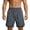 Gray, variant on Men's Running Athletic Shorts Quick Dry Workout Gym Side Split Short Pants Relaxed Fit Lightweight Jogger Summer Sweat Shorts with Zipper Pockets Purple L
