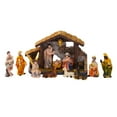 thumbnail image 2 of Dserhfy Nativity Scene Set Stable Resin Christmas Manger Figurines for Home Decor Holiday Tabletop Display Gifts, 2 of 8