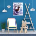 thumbnail image 3 of Kit de pintura de diamante 5D Elk Full Round Drill DIY Christmas Picture Wall Art Sets Tmvgtek decoración de arte en el hogar, 3 of 9