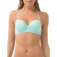 thumbnail image 2 of Women's Smart and Sexy SA1001 Swim Secret The Getaway Halter Bikini Swim Top (Mint Chip 34DD), 2 of 8
