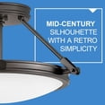 thumbnail image 6 of 3381BX Hinkley Lighting Collier - 3 Light Semi-Flush Mount 9.25 Inches High and 15.25 Inches Wide, 6 of 12