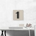 thumbnail image 2 of ARTCANVAS Beige Black Line Alphabet Number 1 One Numeral Canvas Art Print - Size: 12" x 12" (1.50" Deep), 2 of 9