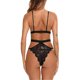 thumbnail image 5 of VISgogo, lencería Sexy hueca para mujer, moda, Color sólido, encaje, escote en V profundo, tirantes, mono femenino VISgogo moda, 5 of 7