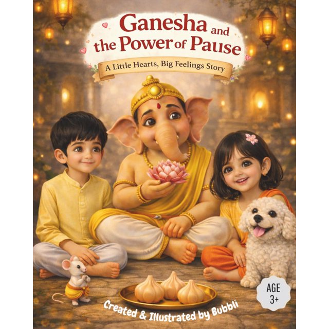 Libro publicado de forma independiente: Ganesha, el poder de la pausa, para niños