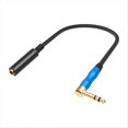 thumbnail image 3 of Right Angle 6.35mm TRS Stereo Male to Female Audio Cable,100cm, 3 of 5