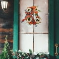 thumbnail image 4 of Autumn Pumpkin Swag Wreath For Door And Home Decor, Natural Look For Thanksgiving And Halloween, 30X30Cm Festive Ornament, 4 of 8