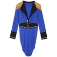 thumbnail image 5 of TiaoBug Ringmaster Costume for Women Lion Tamer Costume Outfit Festival Victorian Tailcoat Jacket Outerwear Royal Blue XL, 5 of 7