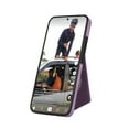 thumbnail image 2 of Elehold Luxury Leather Wallet Cover for Samsung Galaxy S22 5G Lanyard Case with Kickstand Shockproof  Card Slot Holder 6.1",with Make-up Mirror for Women,Purple, 2 of 9