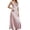 Pink, variant on UVEASISHA Lace Long Nightgowns for Women V Neck Adjustable Spaghetti Strap Night Dresses Silky Soft Long Slip Pajama Dress Red S