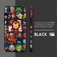 thumbnail image 3 of Case For Redmi Note 12 11 11T 11R 9 9S 8 7 7S PRO PLUS 4G 5G Simple Liquid silicone Case Marvel Cartoon Iron Spider-Man Poster, 3 of 5