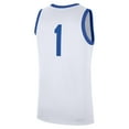 thumbnail image 3 of Men's Nike #1 White Kentucky Wildcats Home Replica Jersey, 3 of 3