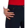 thumbnail image 3 of HUE womens Ultra Soft Fleece Lined Denim Leggings, Black, X-Large US, 3 of 3