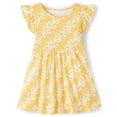 thumbnail image 1 of Vestido de moda The Children's Place para niñas pequeñas Sunset Gold 4T, 1 of 3