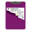 89760 89760 Letter Size Neon Purple Clipboard With Low Profile Cli