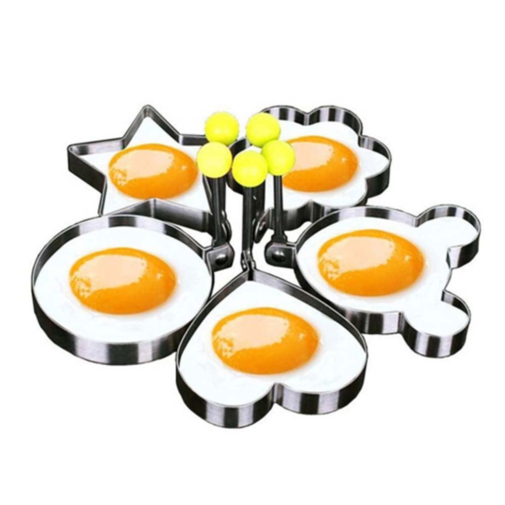 Stainless Steel BBQ Fried Egg Shaper Pancake Mould Mold Kitchen Cooking Tools