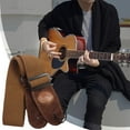 thumbnail image 4 of Blueek Soft Cotton Guitar Strap with Leather Ends - Adjustable Length, Comfortable for All Guitars - Perfect for Musicians(2#), 4 of 7