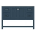 thumbnail image 2 of Alya Bath Wilmington 47"W Wood Vanity with No Top in Blue Finish, 2 of 3