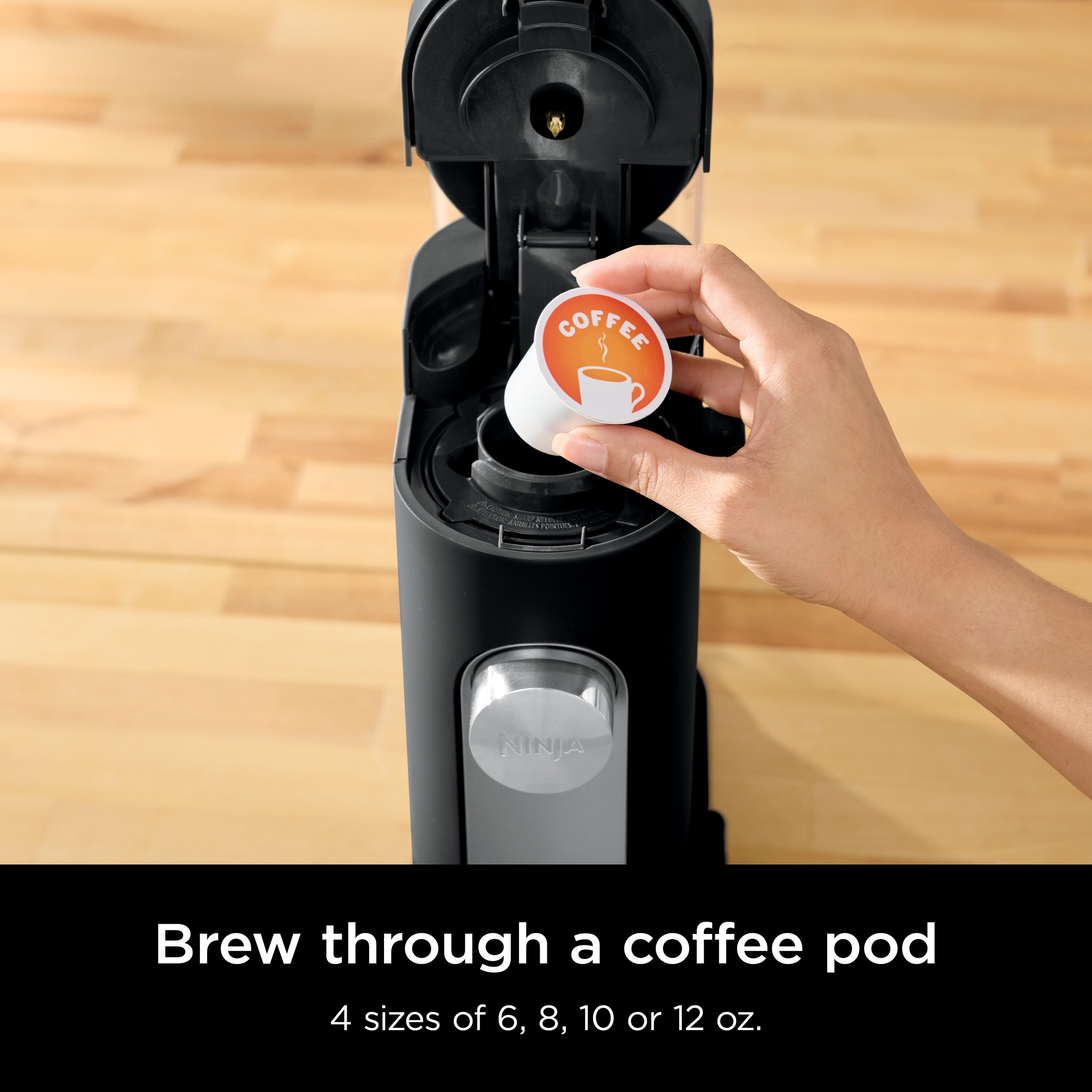  Ninja PB041ST Pods & Grounds Single-Serve Coffee Maker