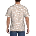thumbnail image 3 of Bixox Men's White Goose Printed Short Sleeve Skinny Athletic T-Shirt, 3 of 6
