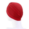 thumbnail image 4 of WIFKLSIIPG Stretchy Turban Cap Head Wrap Band Women's Hairband Sleep Hat Scarf Hats(White), 4 of 5