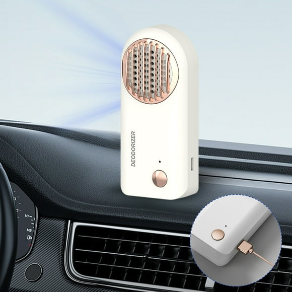 Xihbxyly Purificador de Aire para Coche, 12 Millones de Iones Negativos, Ultrasilencioso (27 Db), Portátil, con Alimentación Usb, Elimina Polvo y Olores, Compacto para Coche y Hogar, Ideal para Fumad