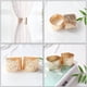 thumbnail image 2 of BRIGHTFUFU 2 piezas de hebillas decorativas de aleación para cortinas con forma de hoja, 2 of 8