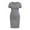 Gray, variant on Annhoo Maternity Womens Midi Dress Short Sleeve Crew Neck Slim Shaping Clothes Butt Lifting Casual Pregnancy Dresses