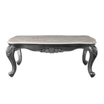 Coffee Table, Marble & Platinum